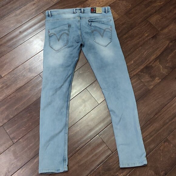 TMU Timeless Straight Fit Light Wash Jeans Made In India Men SIZE 38 - Picture 1 of 8